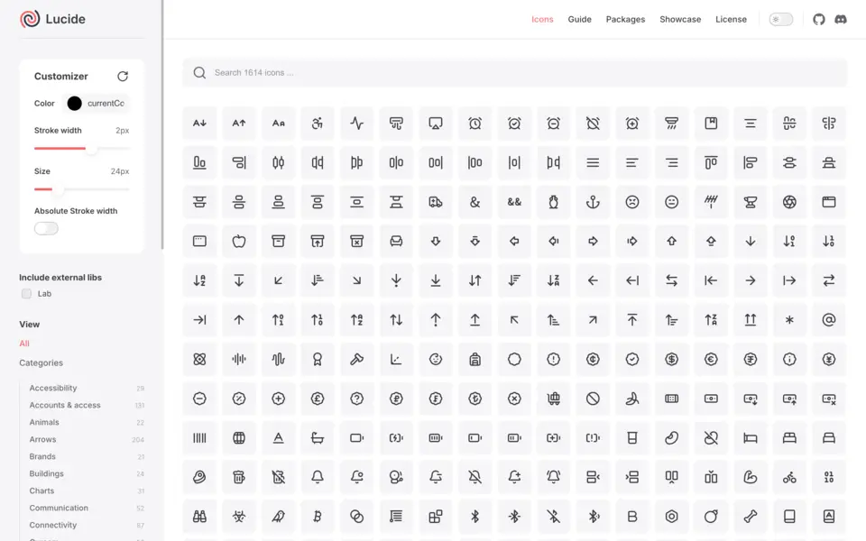 Lucide Icons