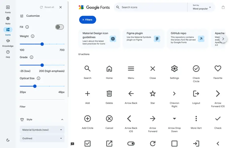 Material Icons