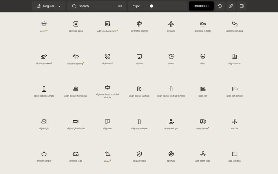 Phosphor Icons